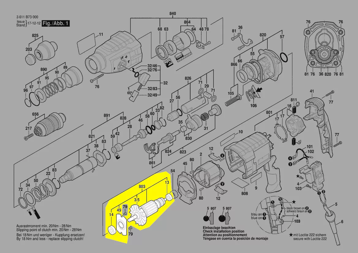 Induit réf. 1 619 P13 450 Bosch